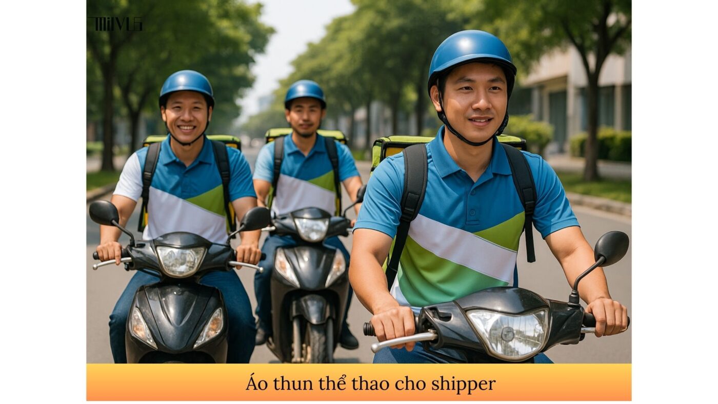 Áo thun thể thao cho shipper