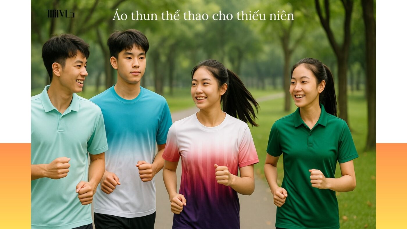 Áo thun thể thao cho thiếu niên – năng động, thoải mái, phù hợp nhiều hoạt động