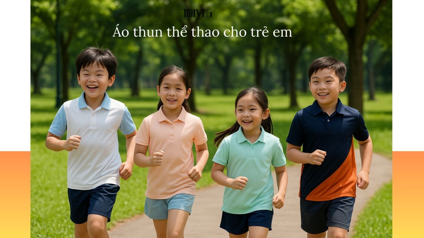 Áo thun thể thao cho trẻ em – năng động, thoải mái, phù hợp nhiều hoạt động
