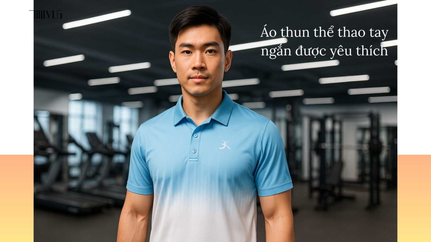 Áo thun thể thao cho người thích áo tay ngắn