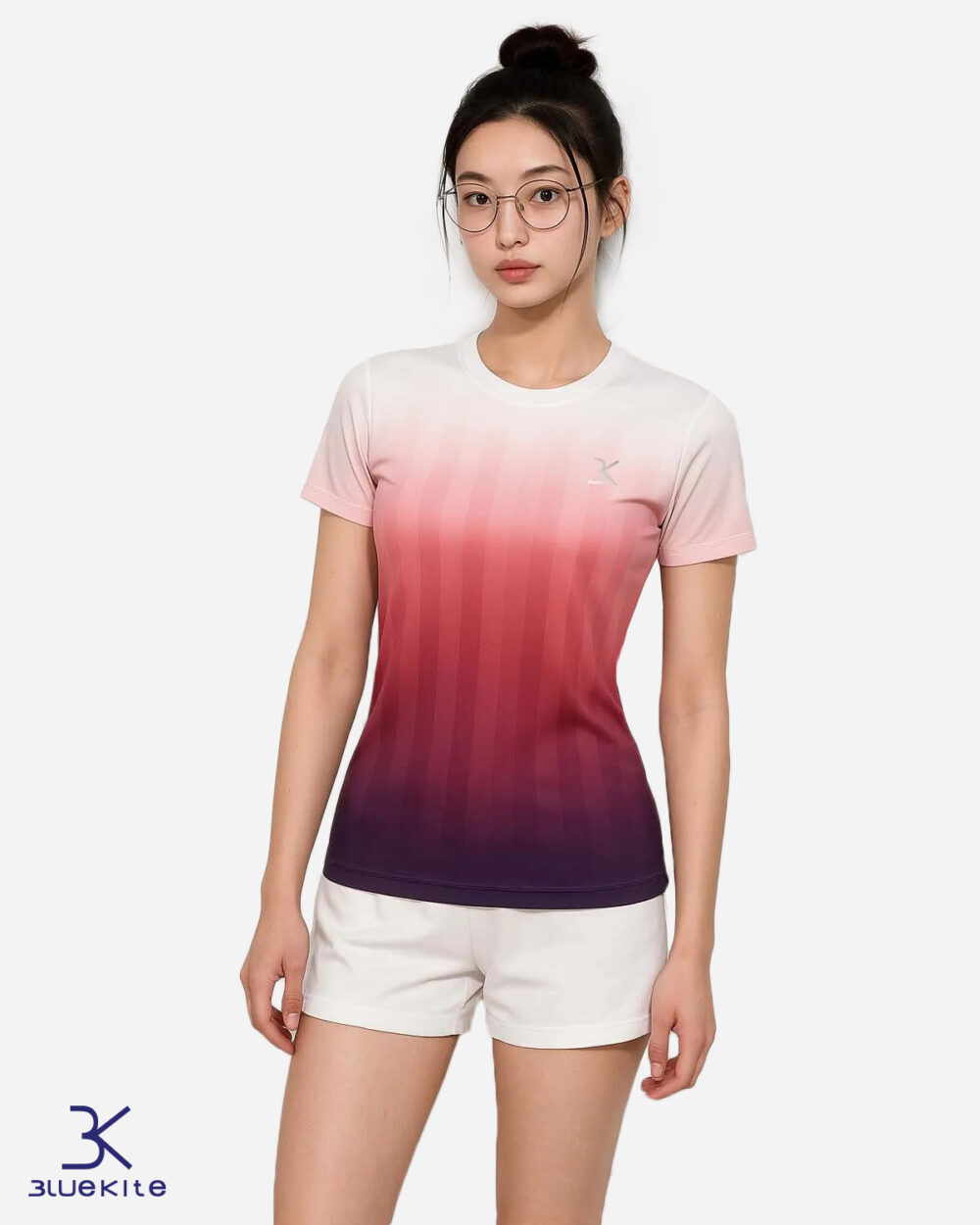 Áo T-Shirt Thể Thao Nữ BlueKite Không Nhăn, co giãn 4 chiều, chất liệu Coolmax BRT110W - Ảnh 5