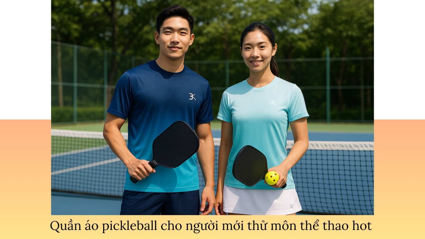 Quần áo pickleball cho người mới thử môn thể thao hot