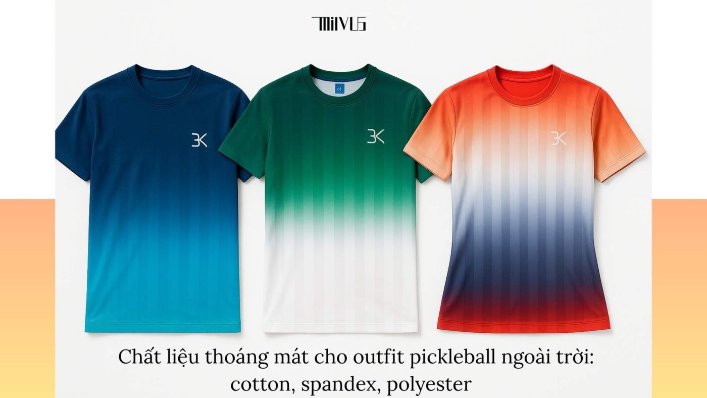 Outfit pickleball cho người thích tập luyện ngoài trời