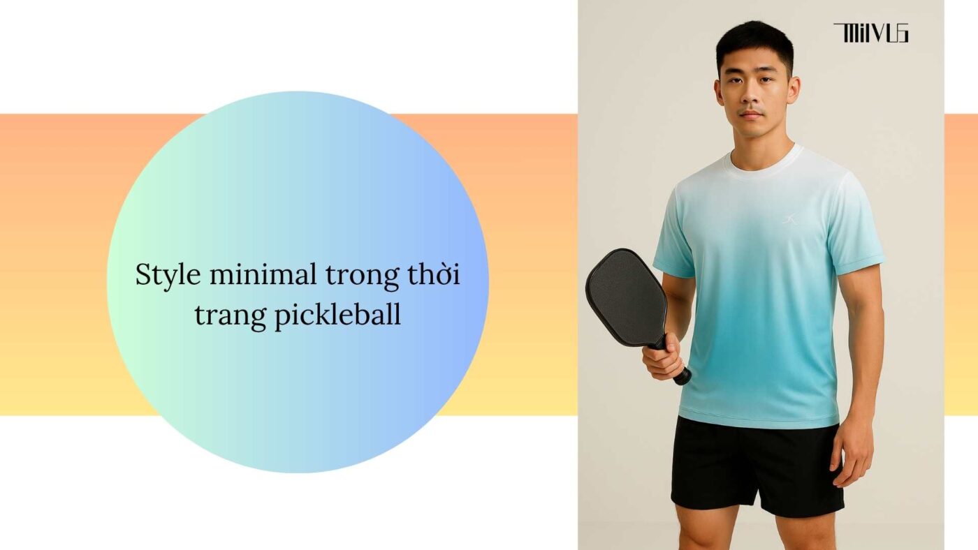 Outfit pickleball cho bạn trẻ thích style minimal