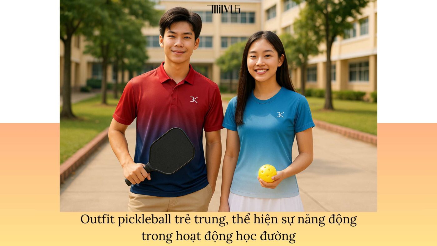 Outfit pickleball cho học sinh cấp 3 yêu thích thể thao mới