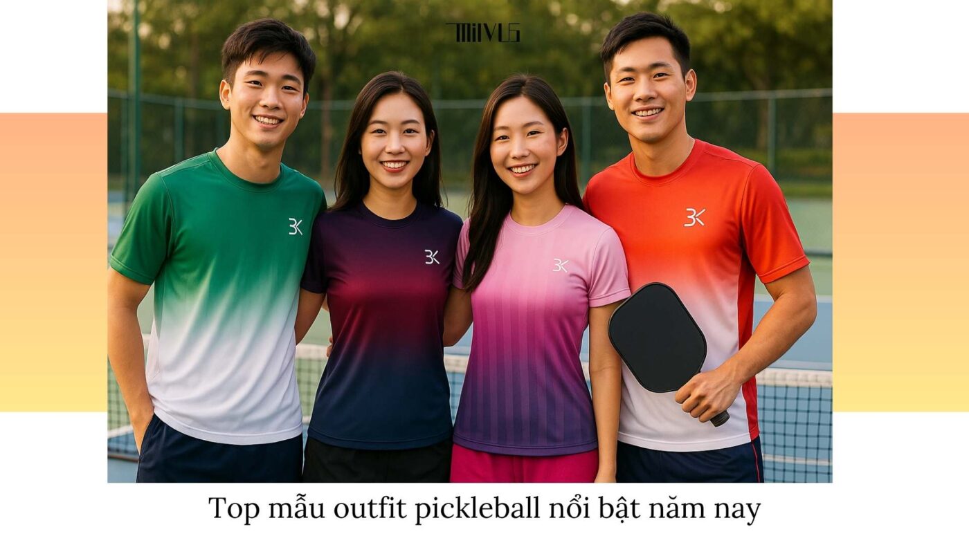 Outfit pickleball cho bạn trẻ ưa thử thách