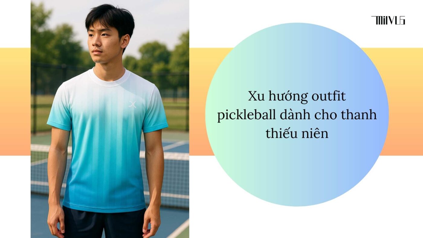 Outfit pickleball cho thanh thiếu niên đam mê thể thao