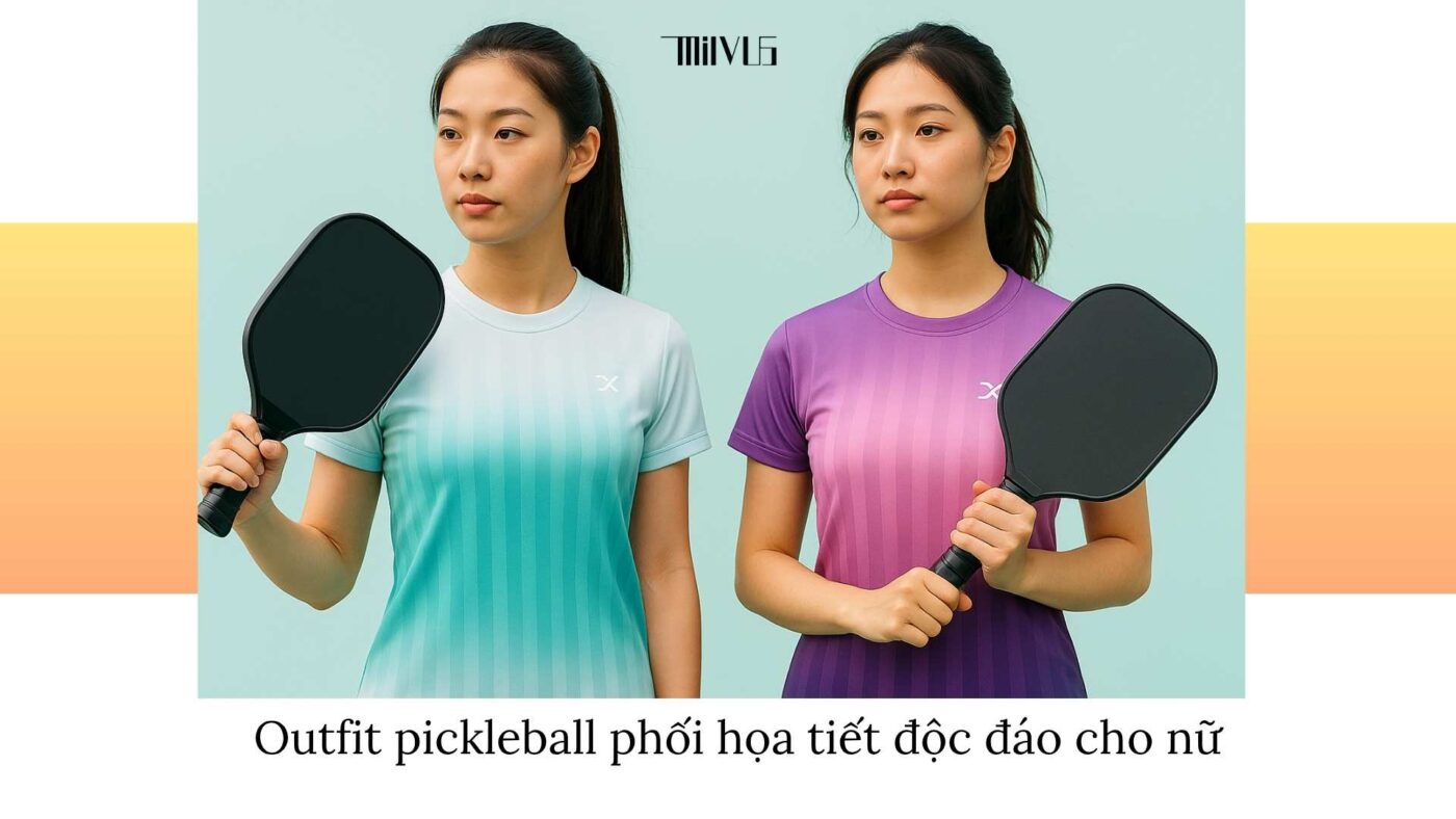 Outfit pickleball cho bạn nữ yêu phong cách cá tính