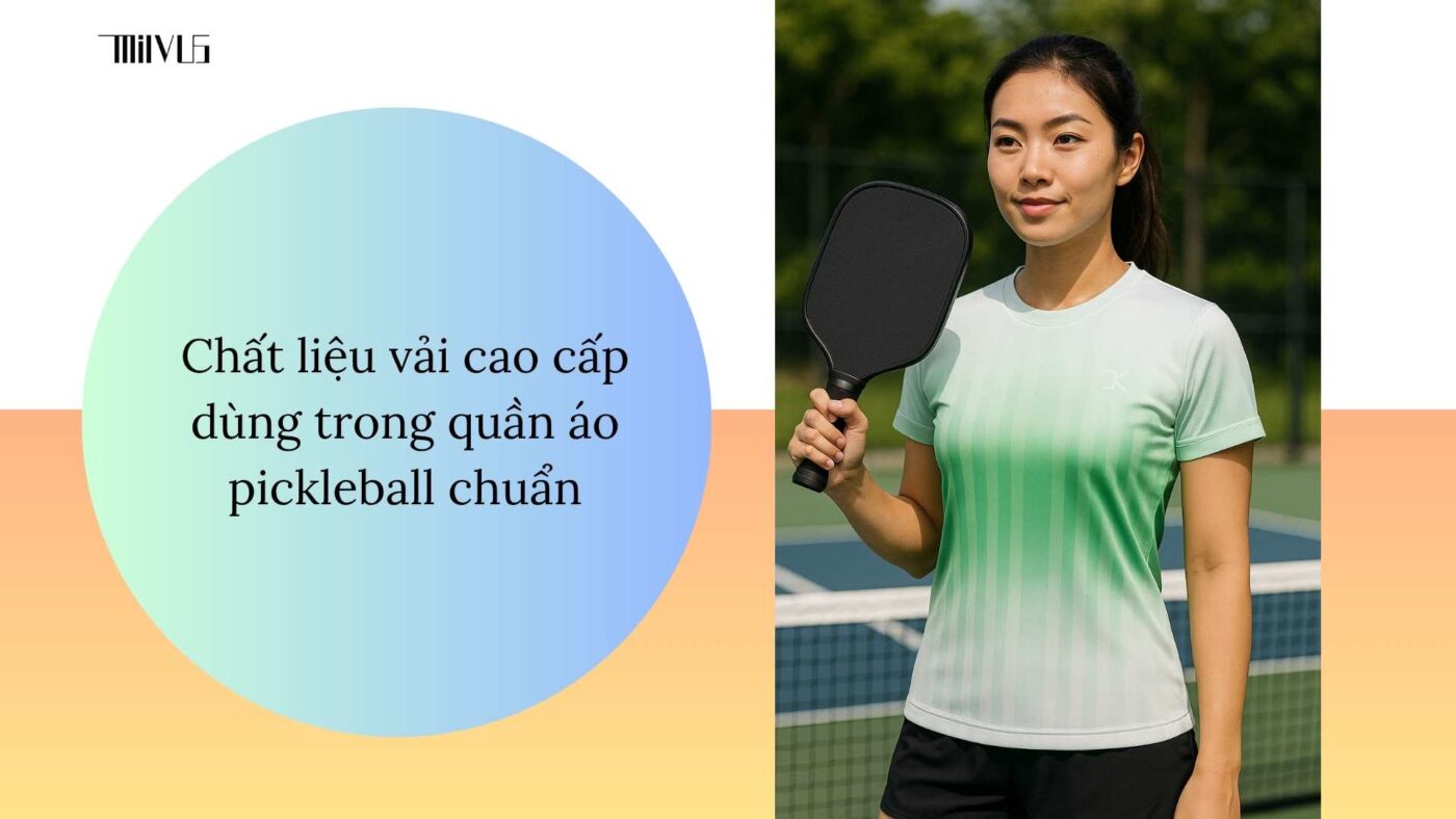 Quần áo pickleball cho người chơi chuyên nghiệp chuẩn thi đấu