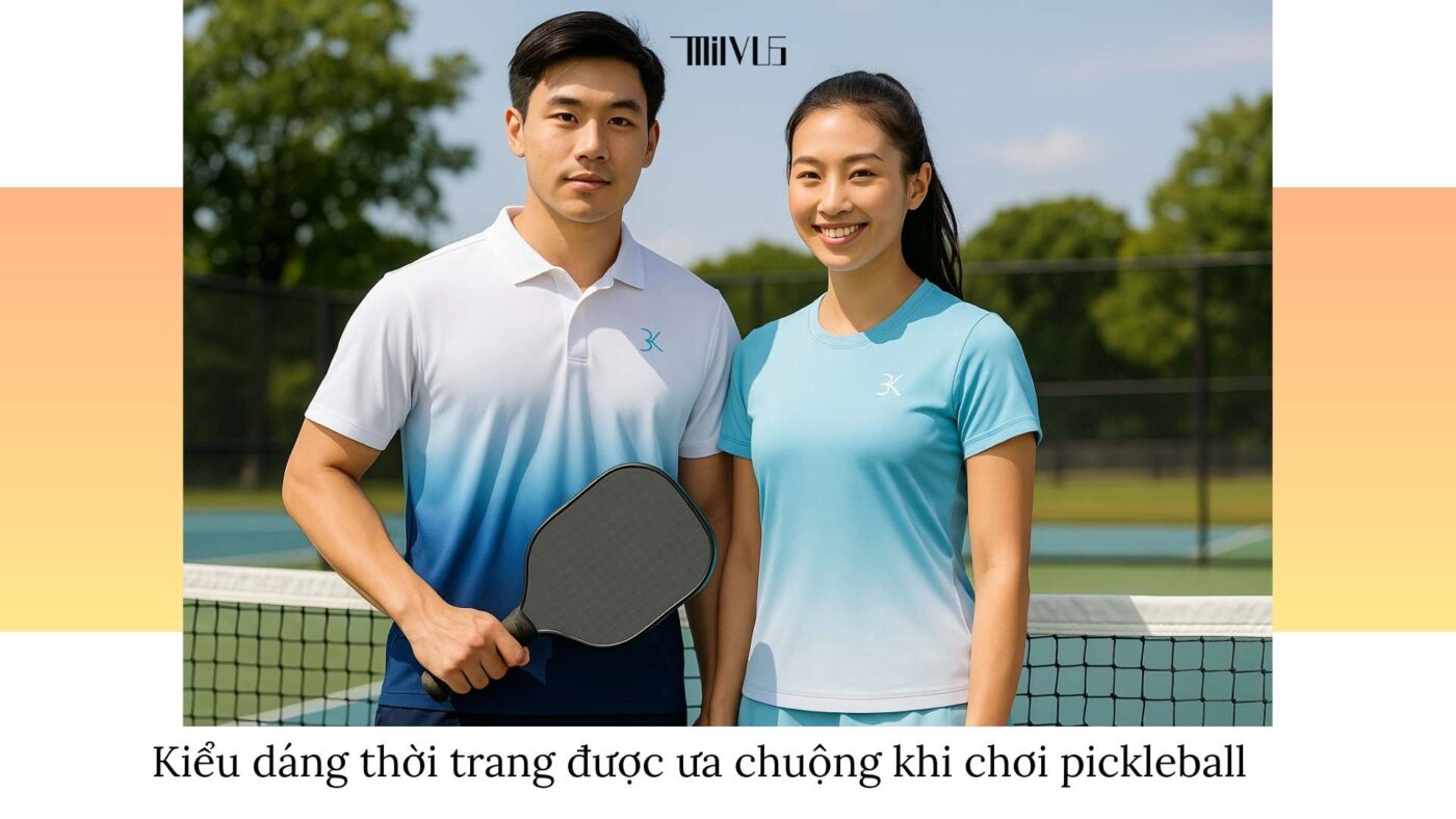 Quần áo pickleball cho người yêu thể thao kết hợp thời trang