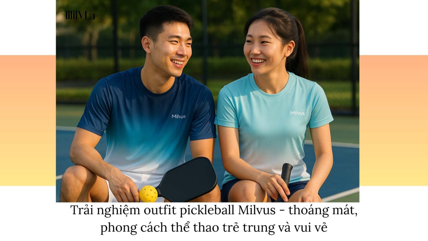 Outfit pickleball cho bạn trẻ ưa thử thách
