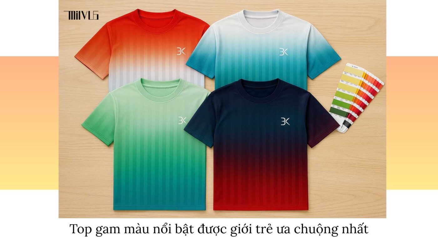 Quần áo pickleball cho sinh viên yêu màu sắc nổi bật