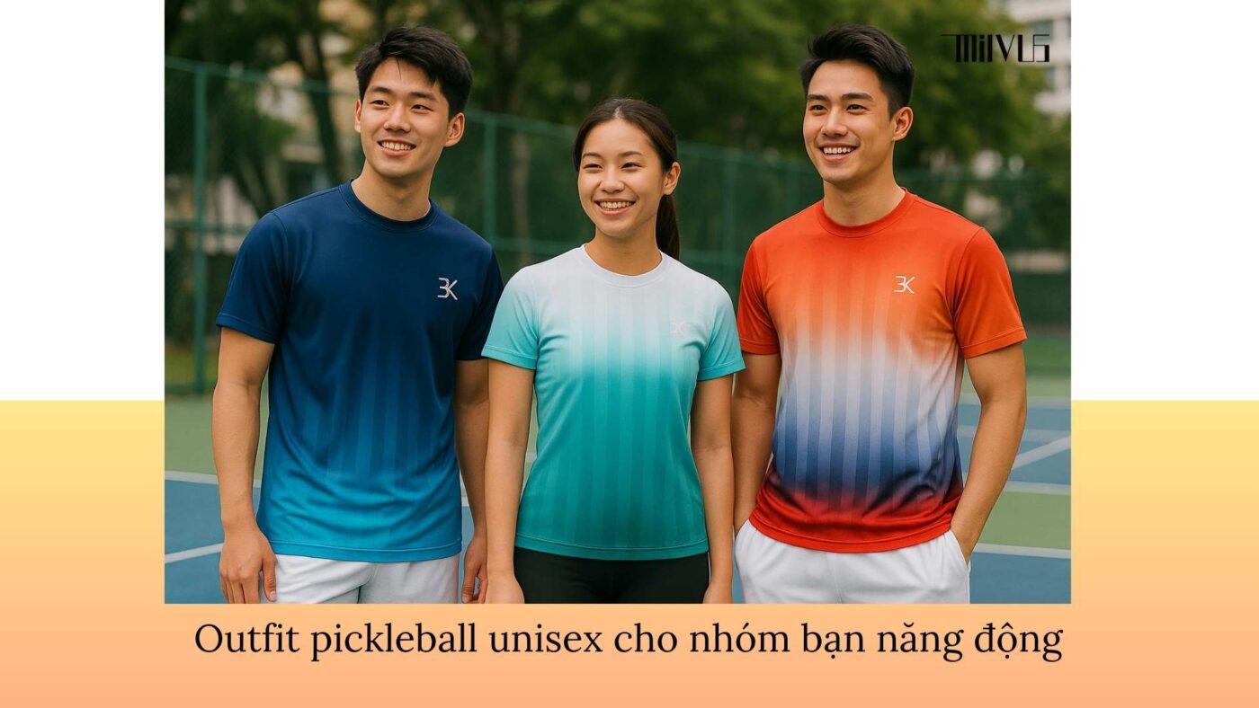 Outfit pickleball cho thanh thiếu niên đam mê thể thao