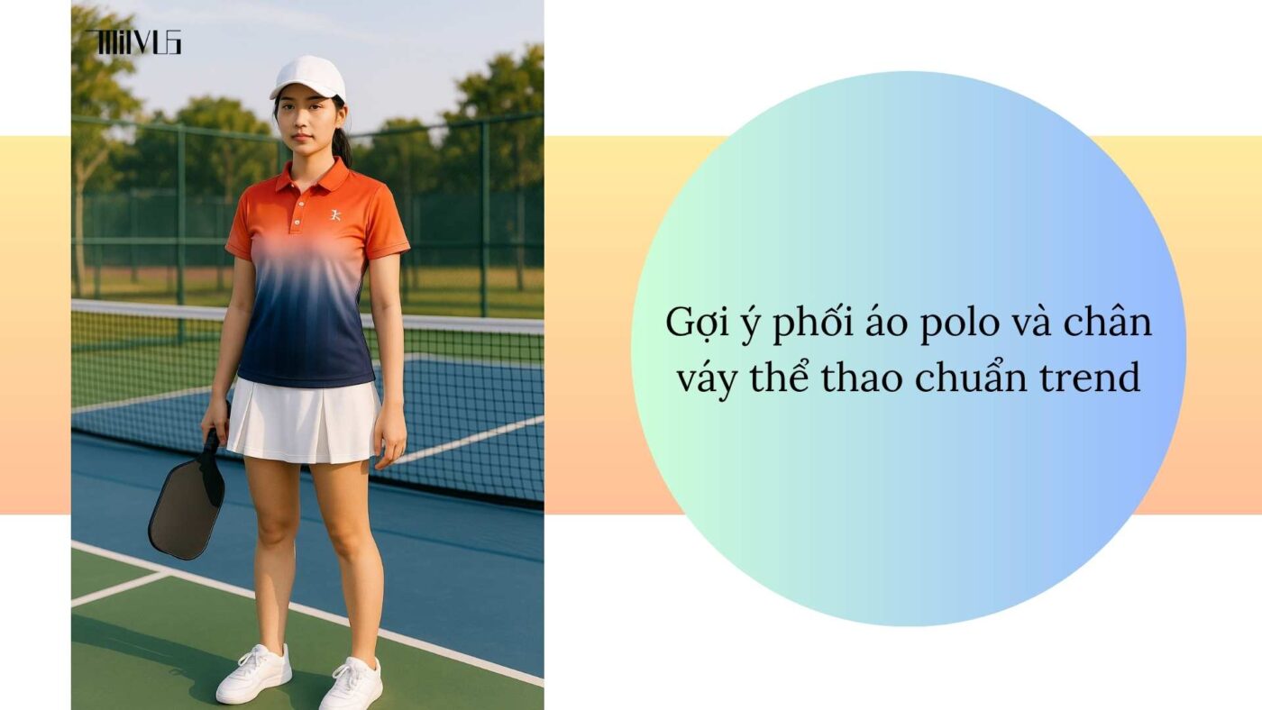Outfit pickleball cho bạn nữ yêu phong cách cá tính