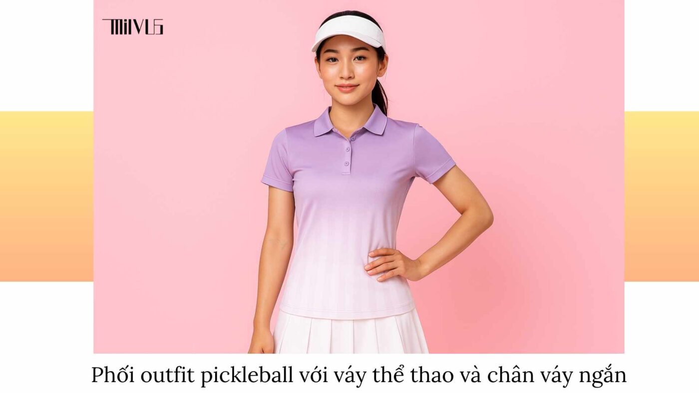 Outfit pickleball cho bạn gái thích outfit nữ tính