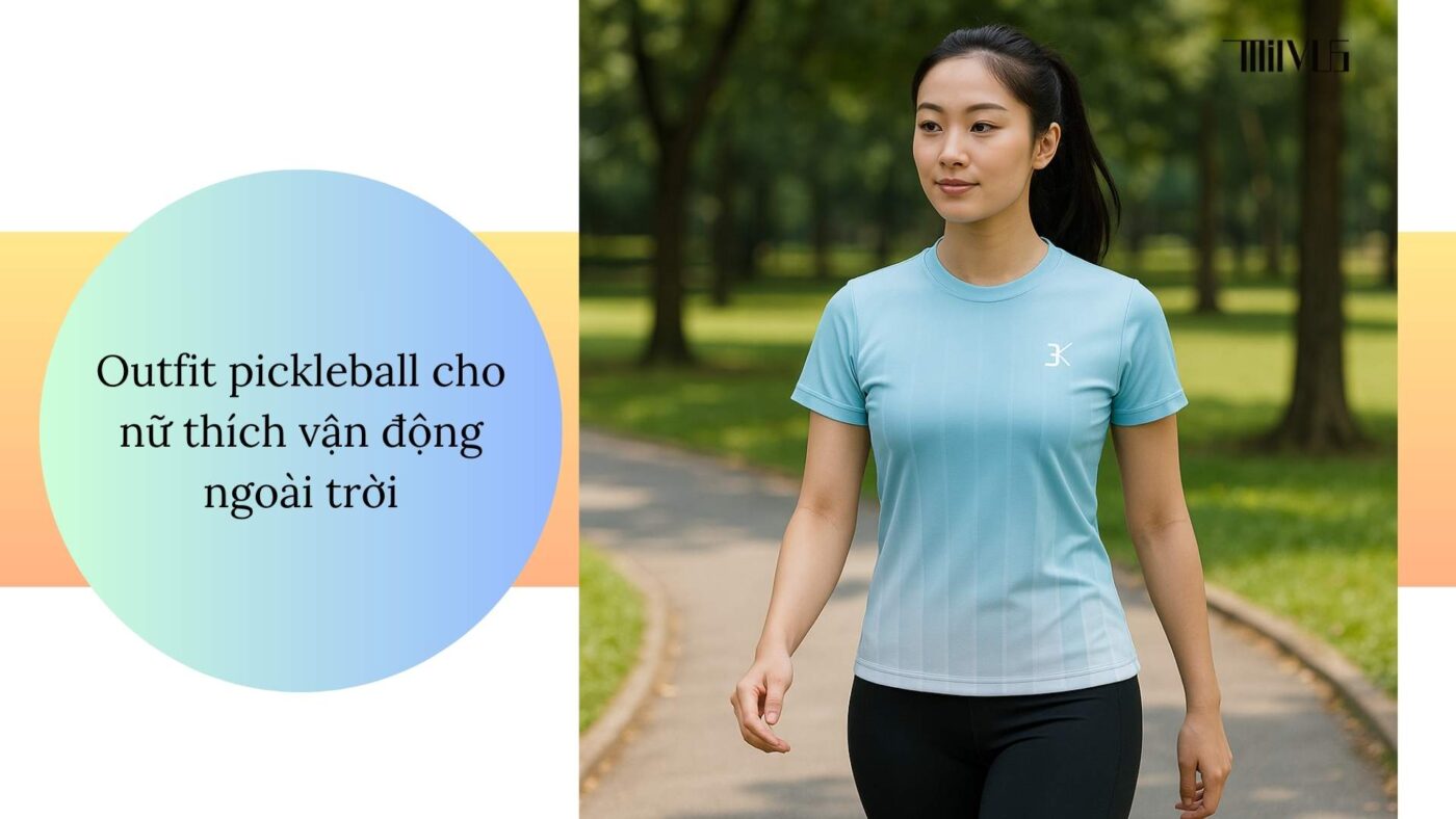 Outfit pickleball cho người thích tập luyện ngoài trời