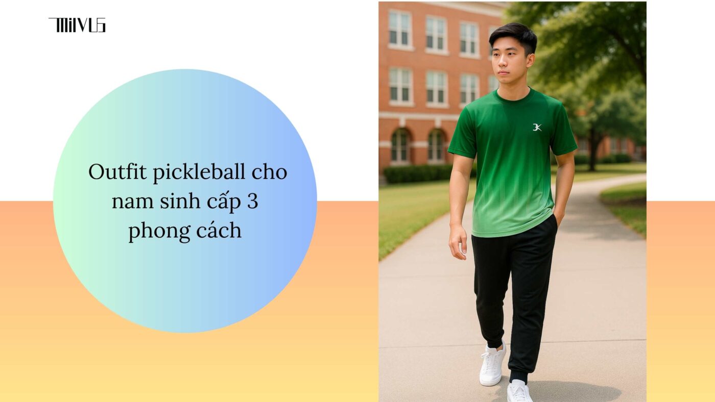 Outfit pickleball cho học sinh cấp 3 yêu thích thể thao mới