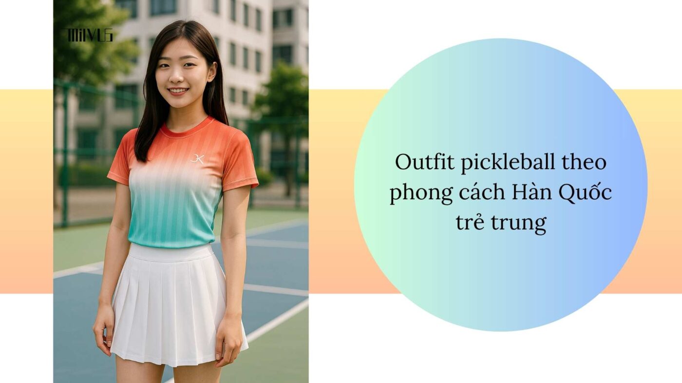 Outfit pickleball cho thanh thiếu niên đam mê thể thao