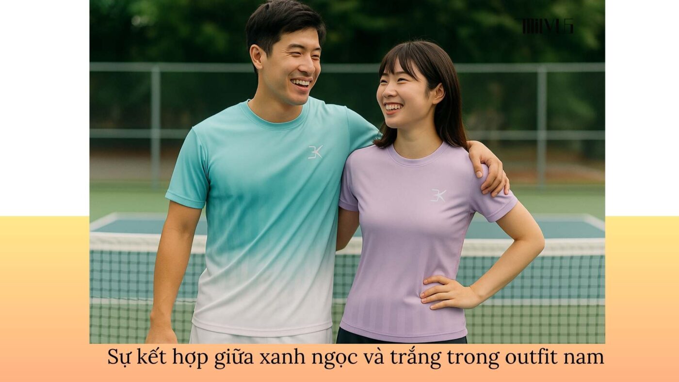 Quần áo pickleball cho bạn nam thích tone lạnh