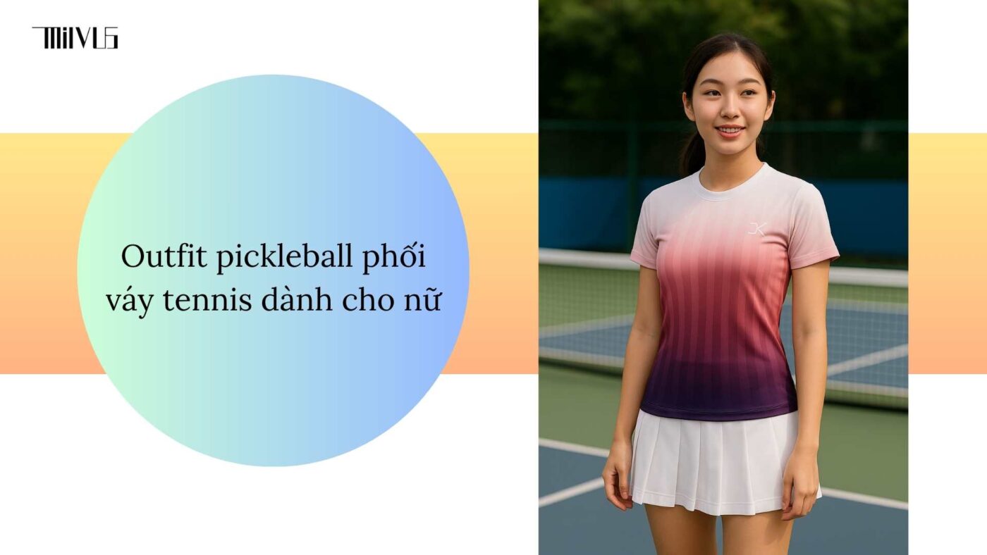 Outfit pickleball cho giới trẻ đam mê mix & match