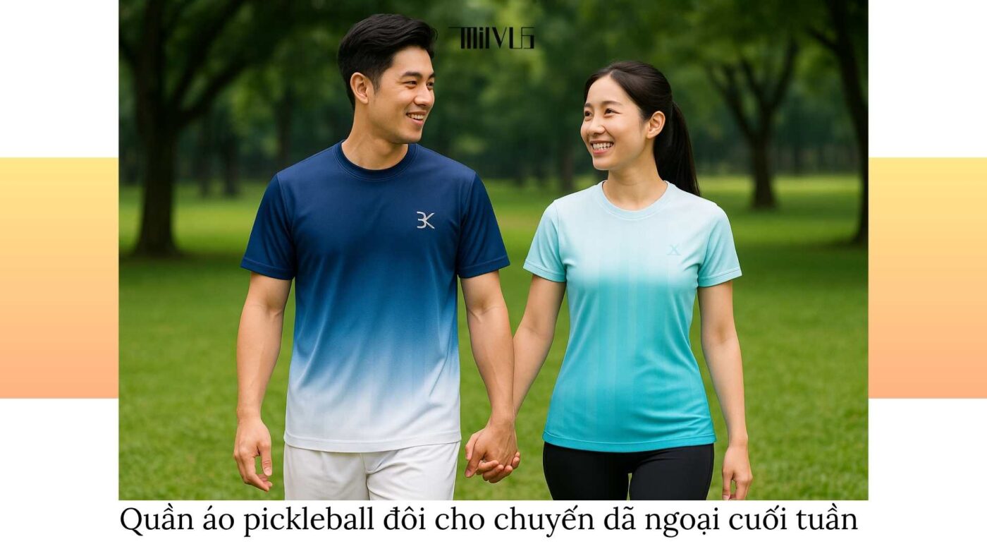Quần áo pickleball cho cặp đôi đi dã ngoại