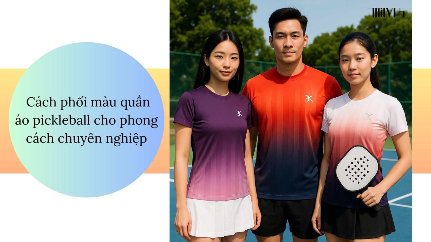 Quần áo pickleball cho người chơi chuyên nghiệp chuẩn thi đấu