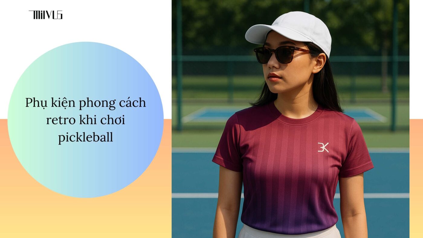 Quần áo pickleball cho thanh niên yêu phong cách retro