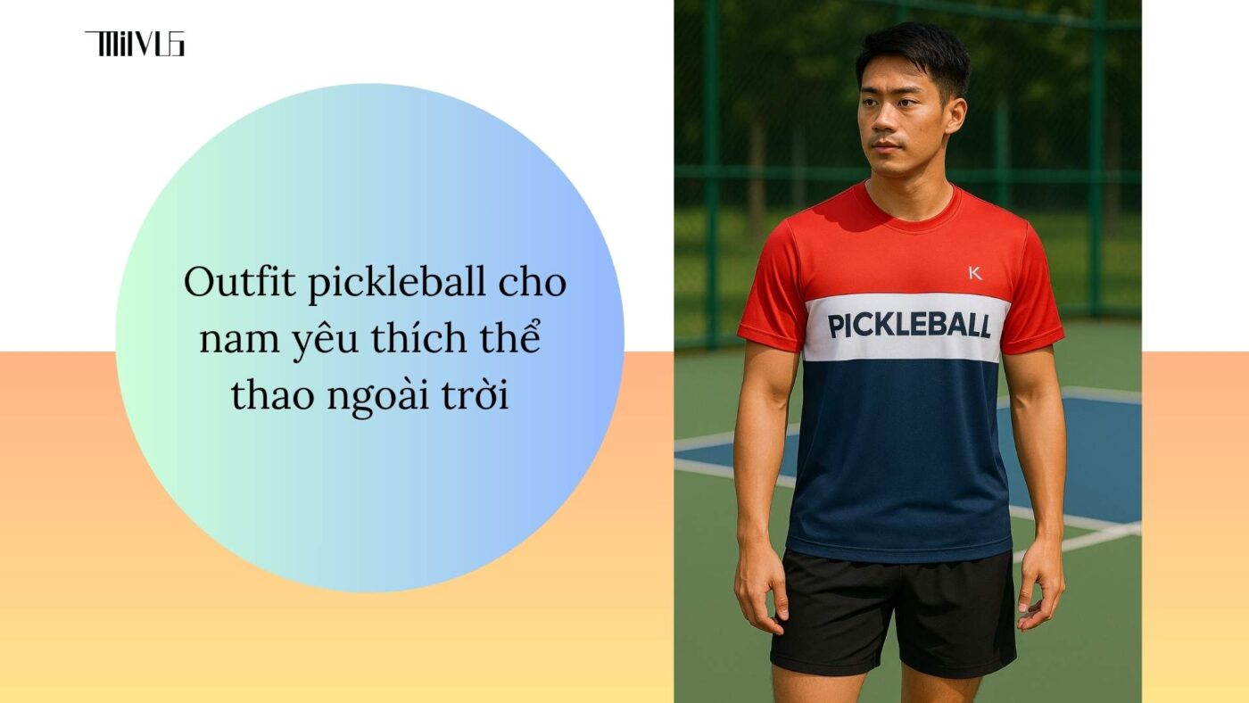 Outfit pickleball cho người thích tập luyện ngoài trời