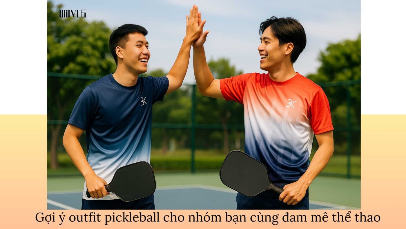 Quần áo pickleball cho bạn nam yêu phong cách khỏe khoắn