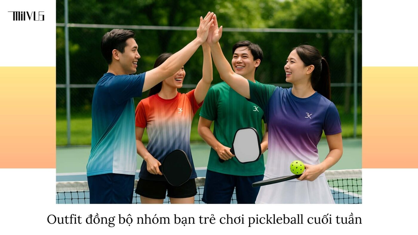 Outfit pickleball cho thanh niên thích vận động ngoài trời