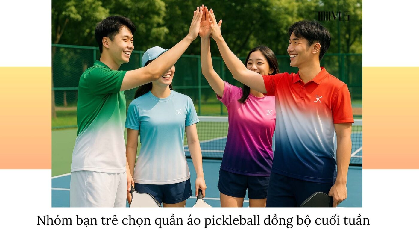 Quần áo pickleball cho người yêu thể thao kết hợp thời trang