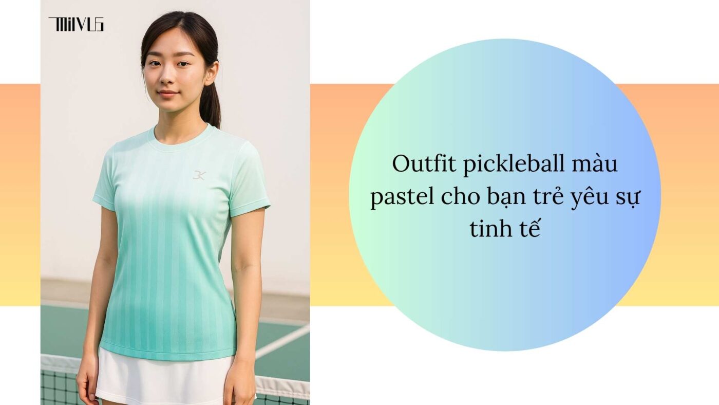 Outfit pickleball cho thanh thiếu niên đam mê thể thao