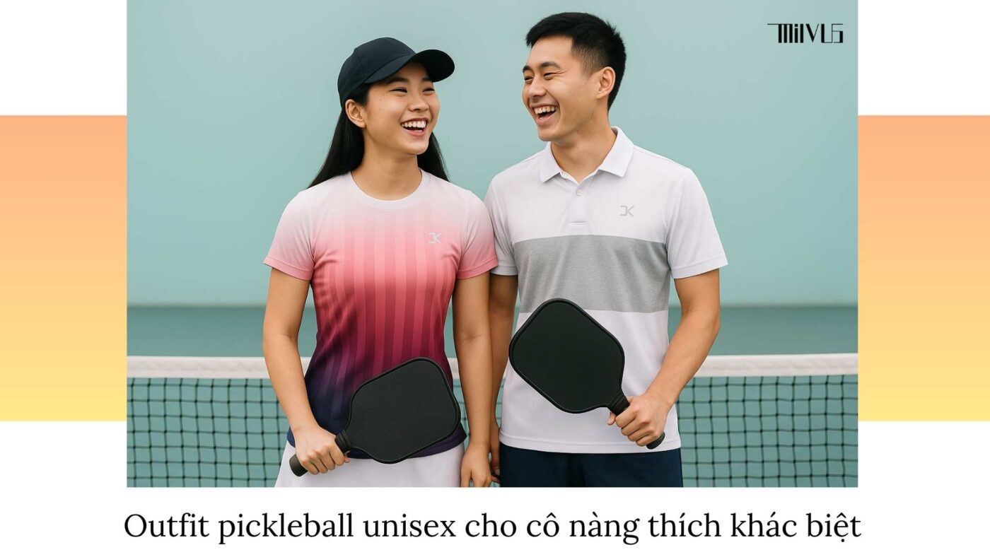 Outfit pickleball cho bạn nữ yêu phong cách cá tính
