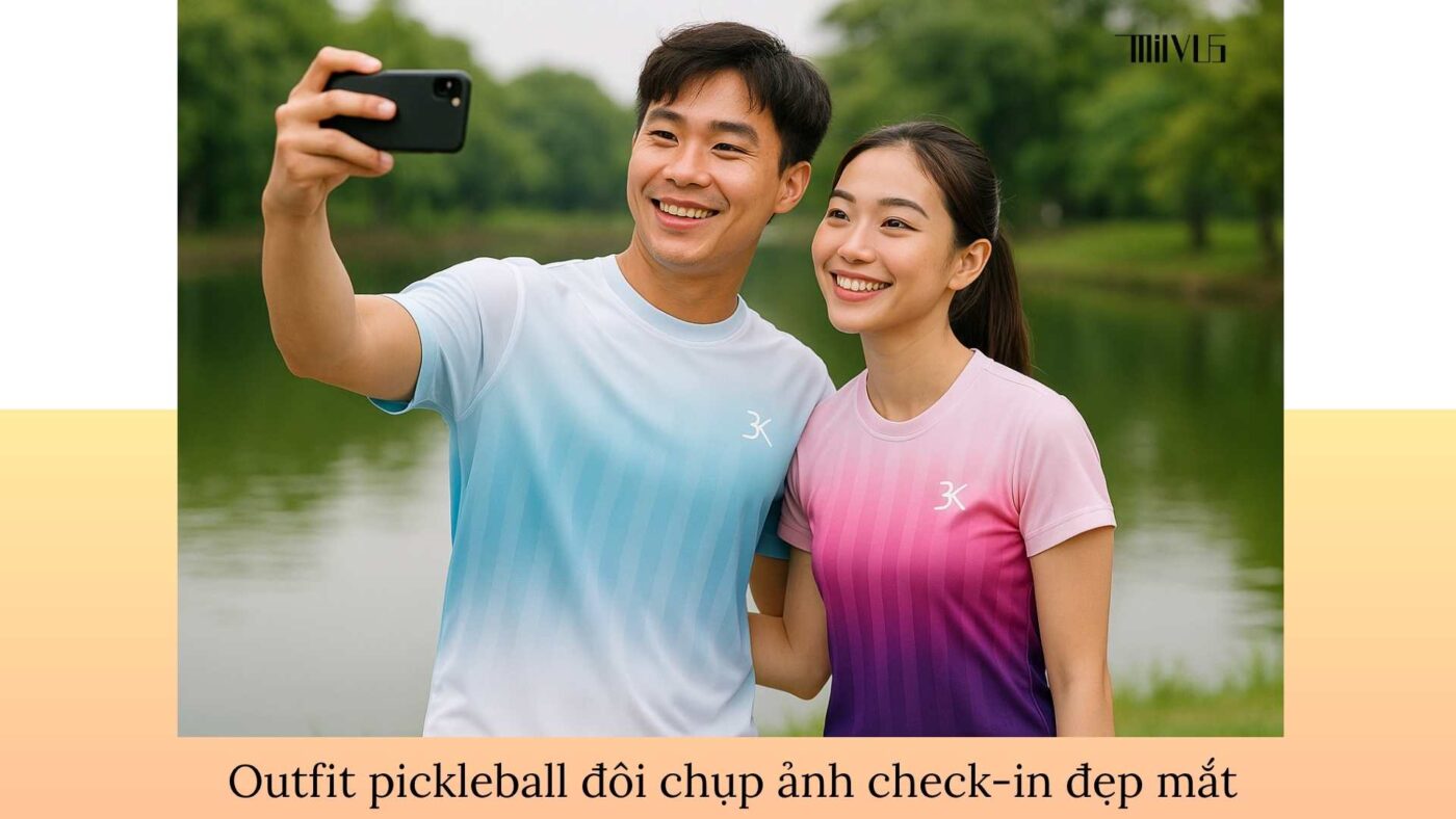 Quần áo pickleball cho cặp đôi đi dã ngoại