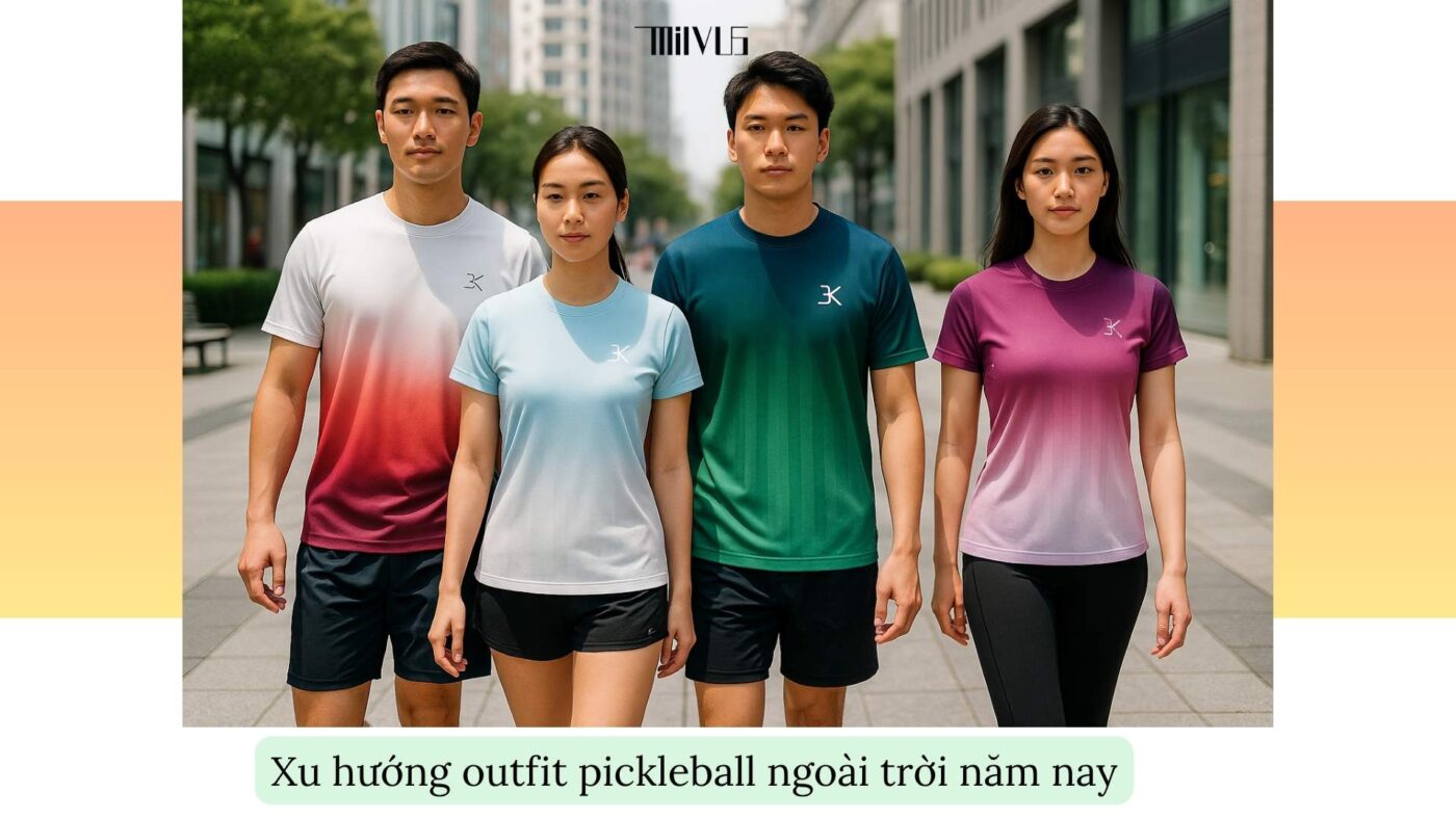 Outfit pickleball cho người thích tập luyện ngoài trời