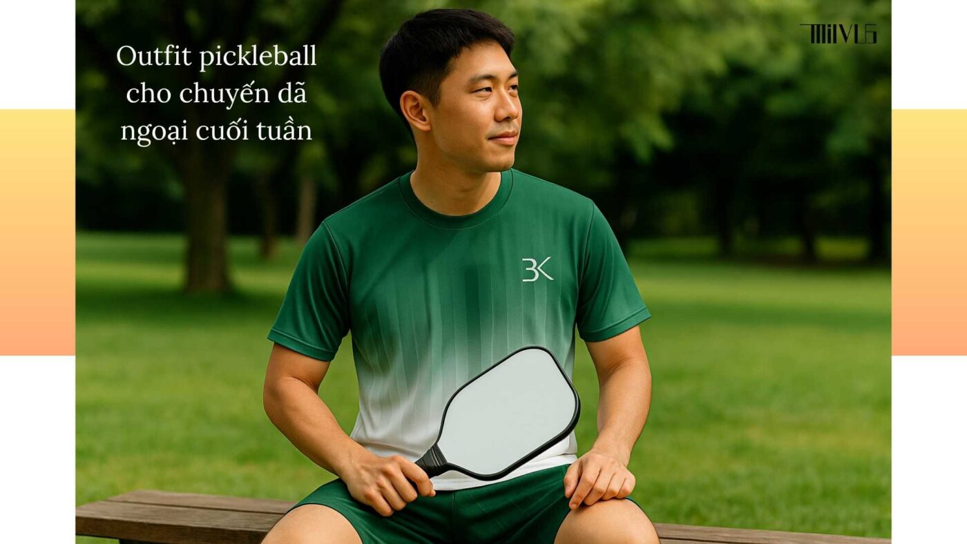 Quần áo pickleball cho bạn nam yêu phong cách khỏe khoắn
