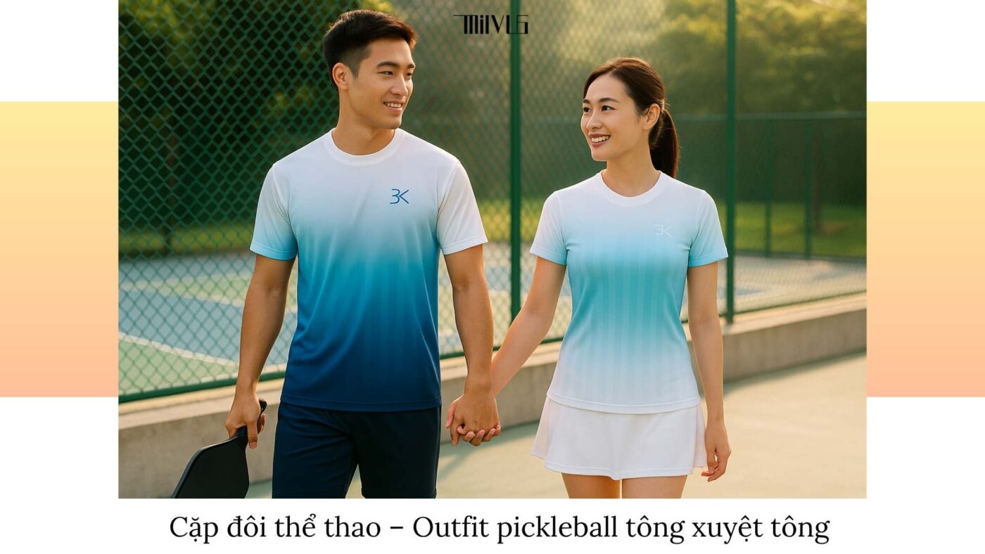 Outfit pickleball cho thanh niên thích vận động ngoài trời
