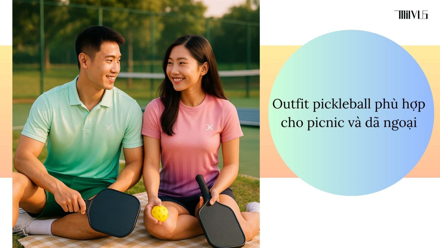Quần áo pickleball cho người yêu thể thao kết hợp thời trang
