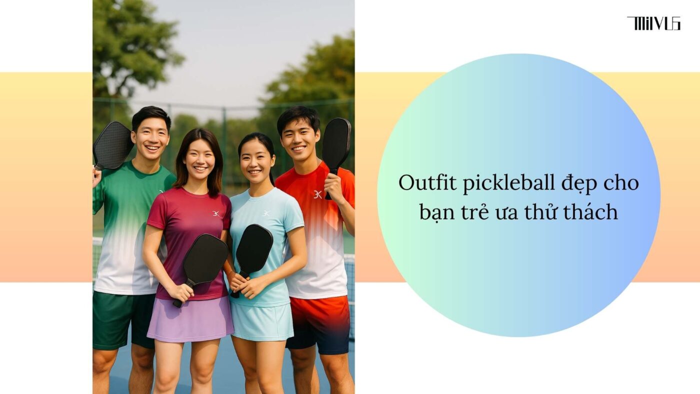 Outfit pickleball cho bạn trẻ ưa thử thách