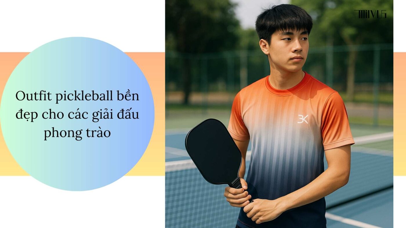 Outfit pickleball cho thanh thiếu niên đam mê thể thao