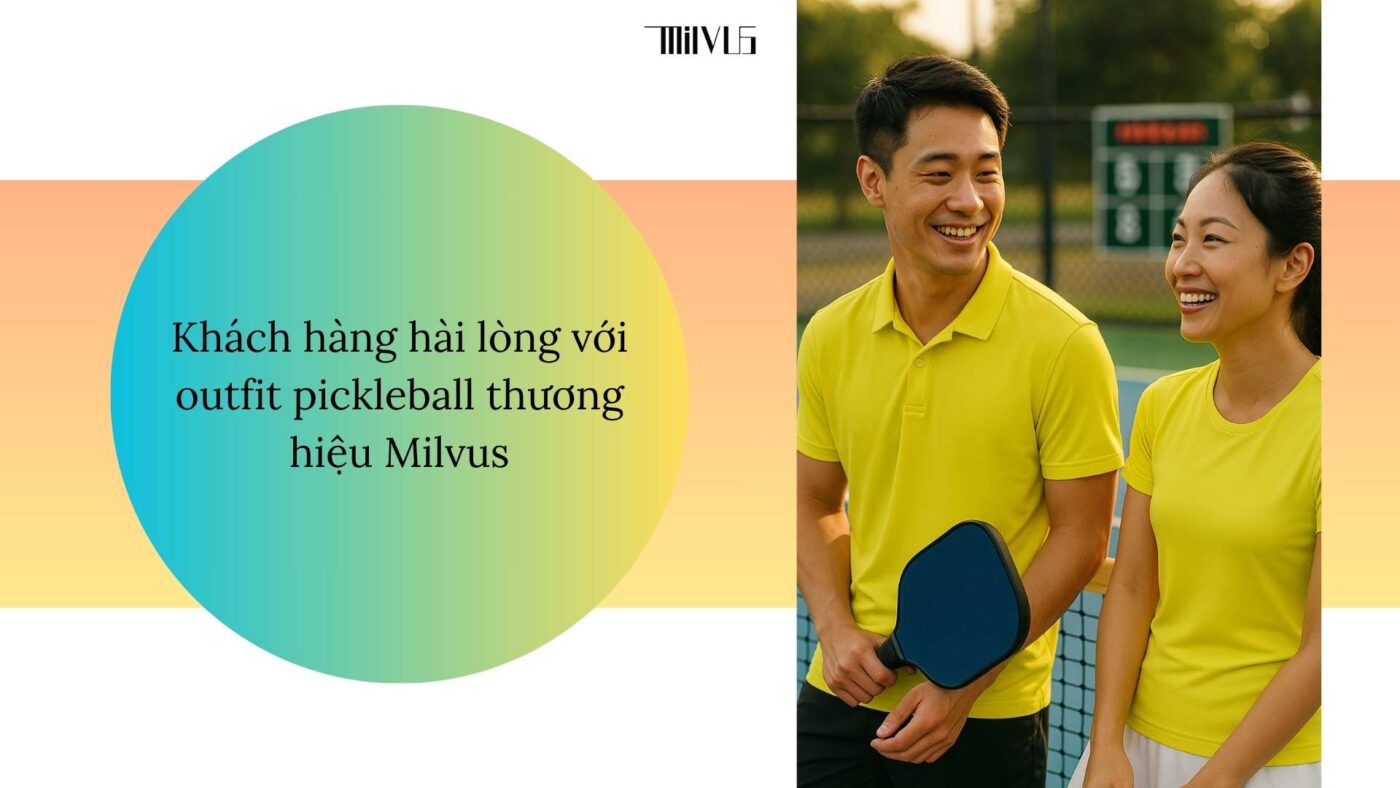 Quần áo pickleball màu vàng chanh tươi sáng