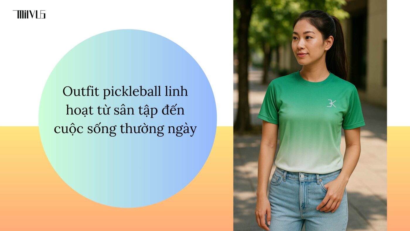 Quần áo pickleball cho mẹ trẻ muốn duy trì vóc dáng