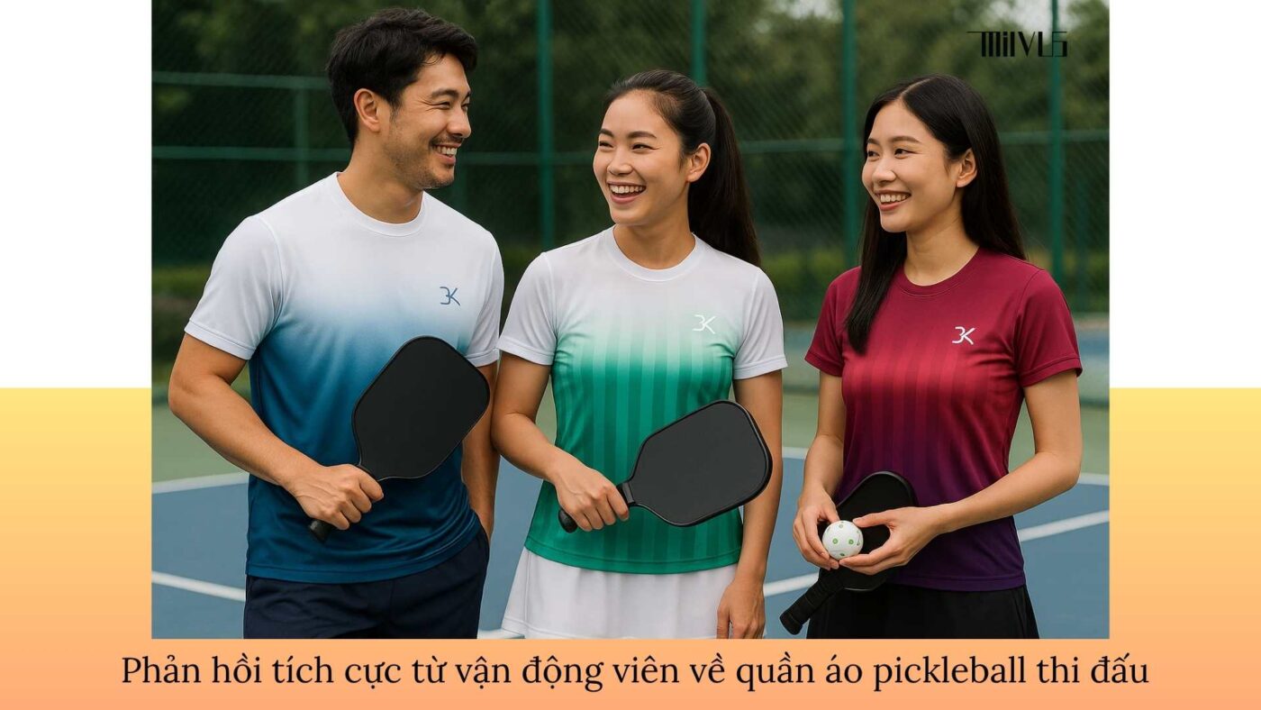 Quần áo pickleball cho người chơi chuyên nghiệp chuẩn thi đấu