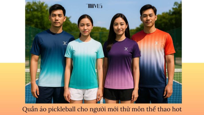 Quần áo pickleball cho người mới thử môn thể thao hot