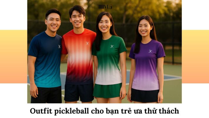 Outfit pickleball cho bạn trẻ ưa thử thách