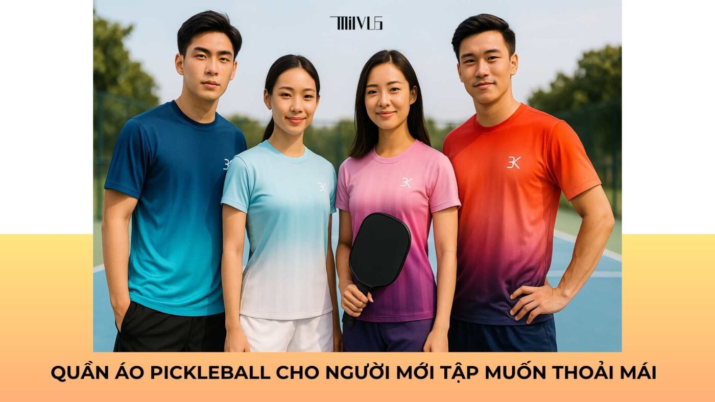 Quần áo pickleball cho người mới tập muốn thoải mái