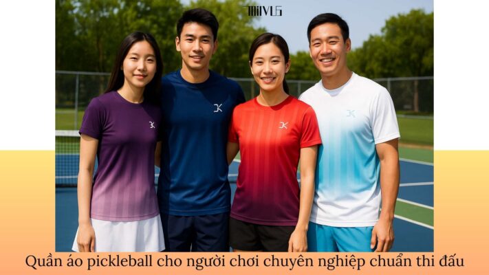 Quần áo pickleball cho người chơi chuyên nghiệp chuẩn thi đấu