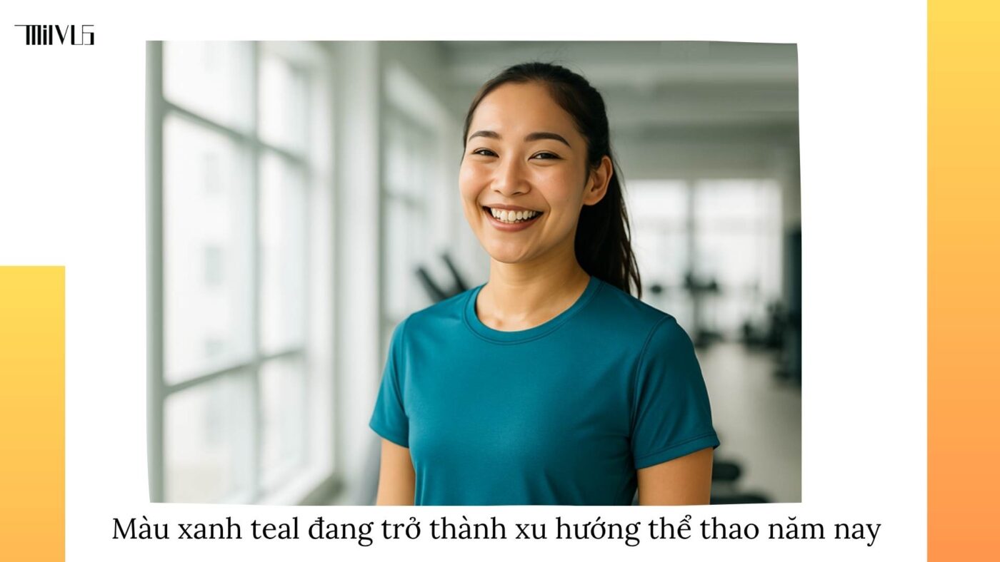 Outfit pickleball màu xanh teal lạ mắt