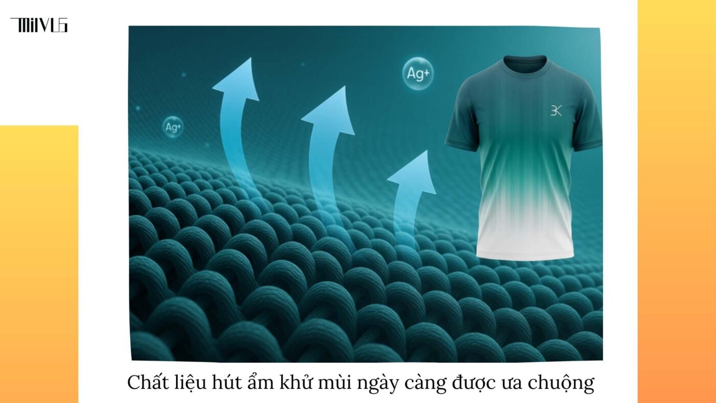 Outfit pickleball chất liệu hút ẩm khử mùi tốt