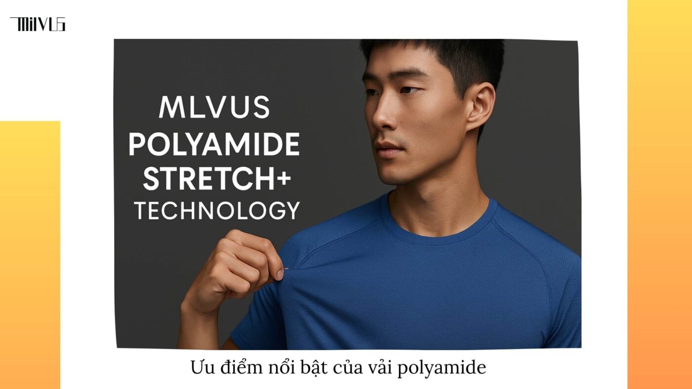 Outfit pickleball chất liệu polyamide co giãn